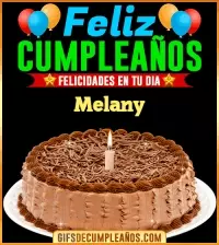 Felicidades en tu día Melany